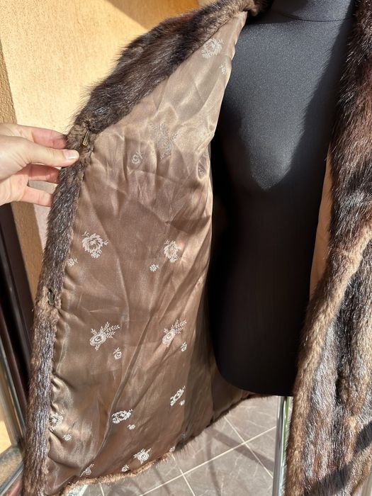 Blana naturala nutrie, marime L-XL