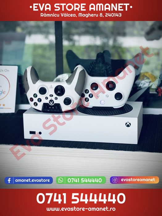 Consola Gaming Microsoft xBox Series S 512GB cu Controller Microsoft Robot White si Controller Turtle Beach RECON