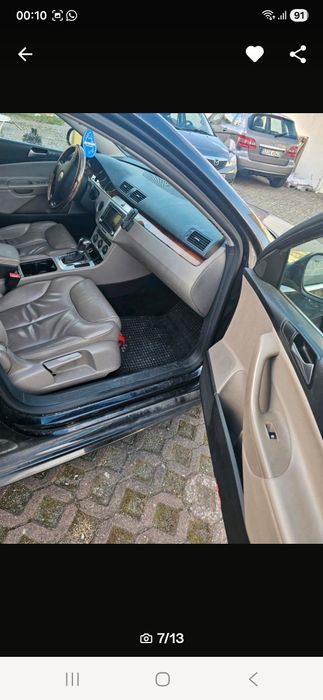 Interior piele  vw passat b6 volan mahon volan Stanga