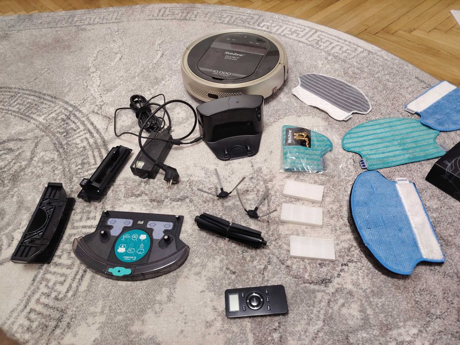 RobZone DUORO XCONTROL 2.0 – Aspirator robot + spălare + multe accesorii