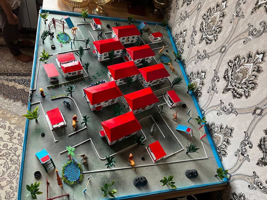 Har xil turdagi maketlar yasash uy, bog'cha, maktab va boshqa xildagi