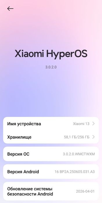 Xiaomi 13 256 gb
