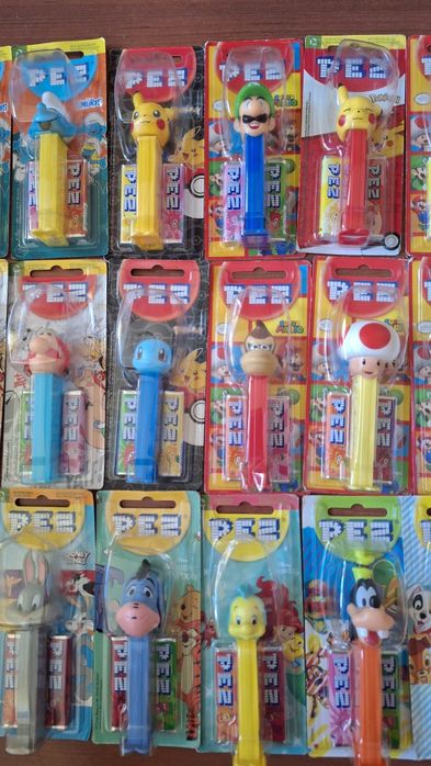 PEZ Nintendo колекция + анимационни герои / неотваряни / нови