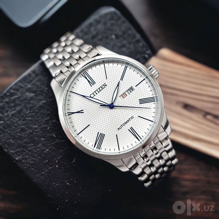 Citizen Mechanical Day & Date White NH8350-59B