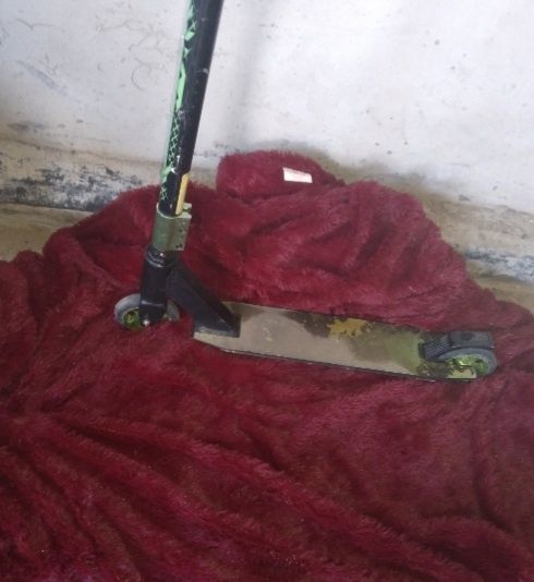 Трюкавой самокат титановые диски