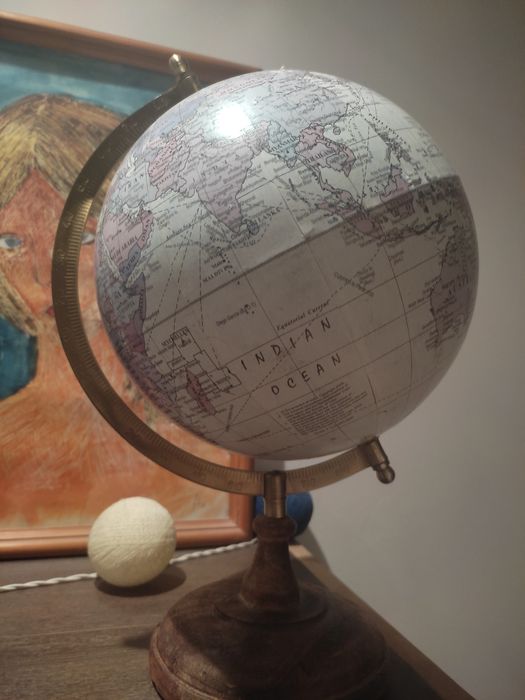 Винтажный глобус