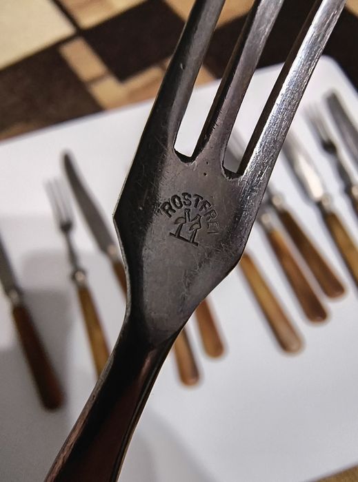 Rostfrei Solingen колекционерски нож и вилица