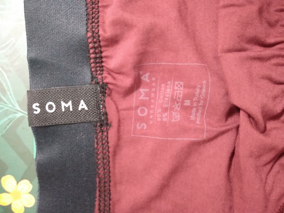Boxe bărbați, Marca Soma,bumbac,mărimea M. Set de 3buc.
