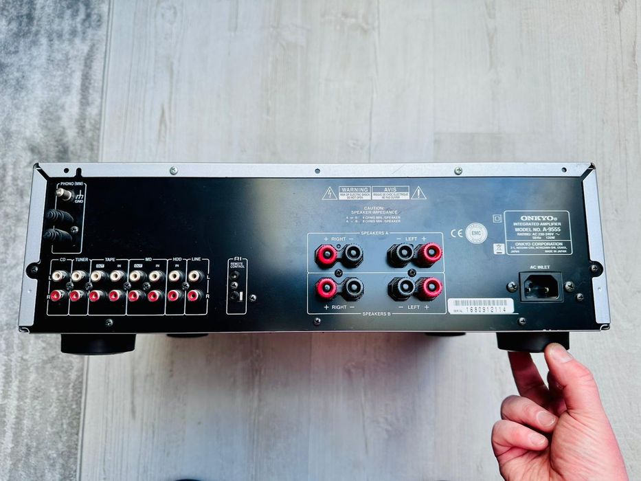 Onkyo A-9555 Amplificator Stereo Hi-Fi + Telecomandă Originală