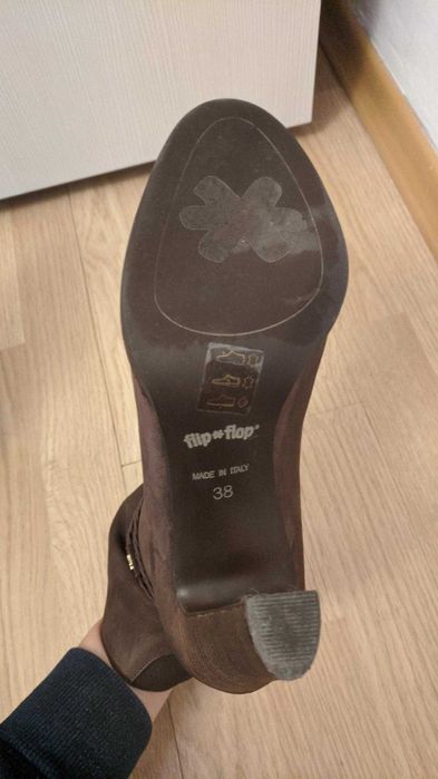 Cizme de dama din piele (marime 38)