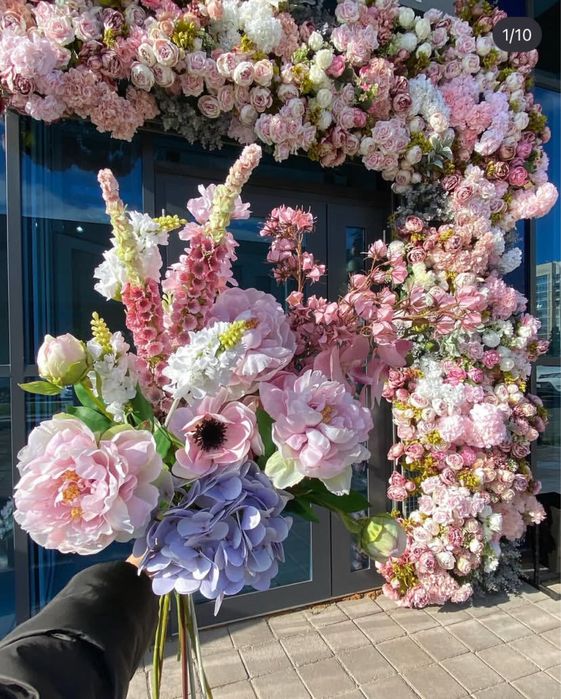 Искусственные цветы композиции букеты