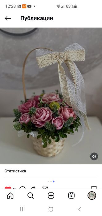 Букеты цветов из мыла!