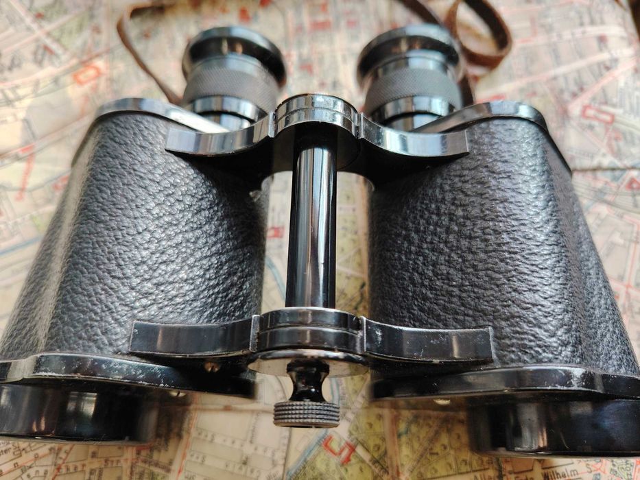 Binoclu istoric SILVAMAR, CARL ZEISS / Jena, 1920, etui, complet!