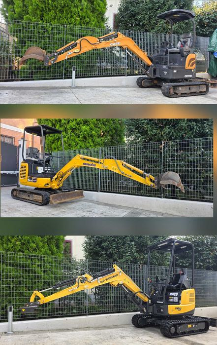 Cabină închisă miniexcavator YANMAR cu 260 ore NOU IMPECABIL