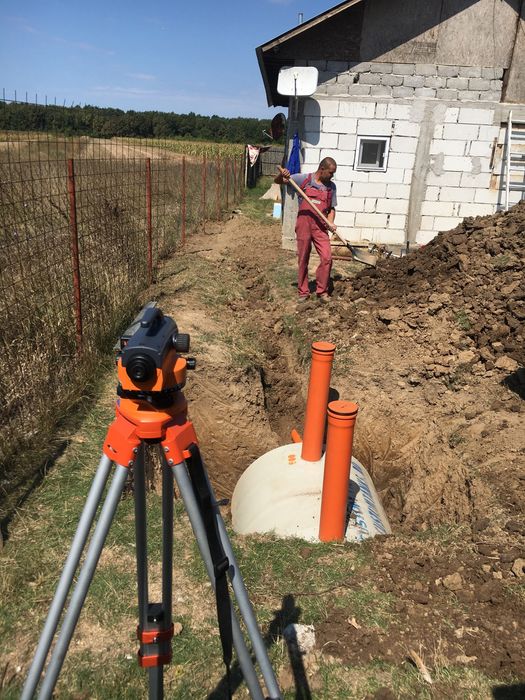 Montaj fosa canalizare Vidra