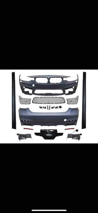 Пълен M Tech сет + халогени за Bmw F30,f10,E60,E90 ( Body kit )