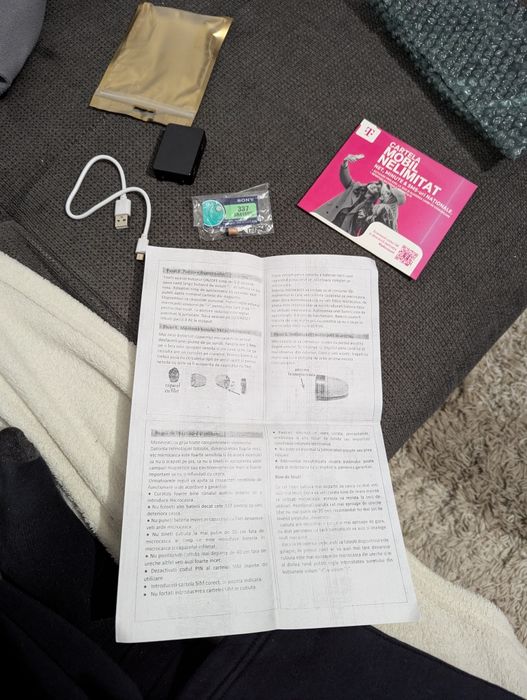 Casca japoneza de copiat cu cutiuta GSM ( raspunde automat ) handsfree