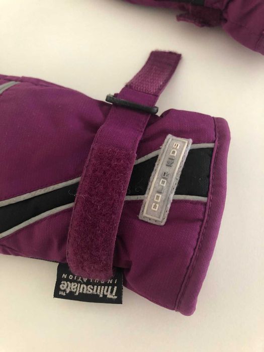 Детски лилави зимни ръкавици