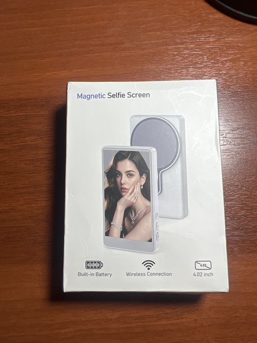 Селфи монитор, селфи экран. Беспроводной магнитный экран телефона