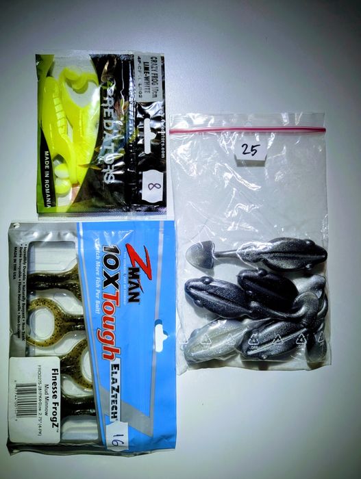 Naluci siliconice (gume) pentru pescuit la somn, stiuca, etc.