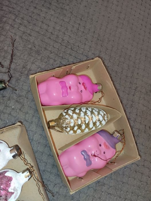 Советские ёлочные игрушки/гирлянды