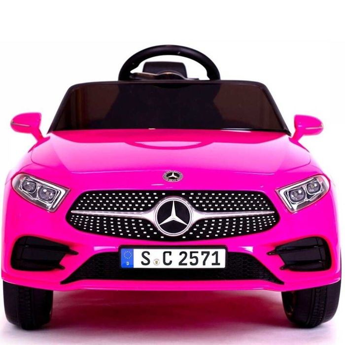 Детска акумулаторна кола Mercedes Benz с кожена седалка, 12V, MP3 плейър, FM радио, USB & SD слот, Bluetooth