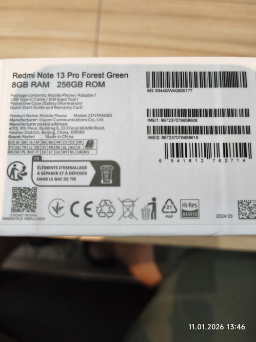 Xiaomi redmi not 13 pro