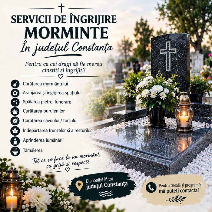 Servicii de ingrijire morminte