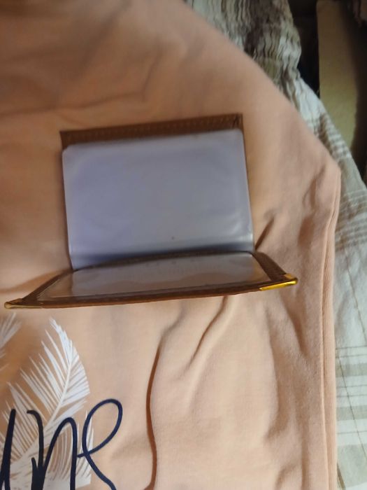 portcard piele naturala pt 20 carduri