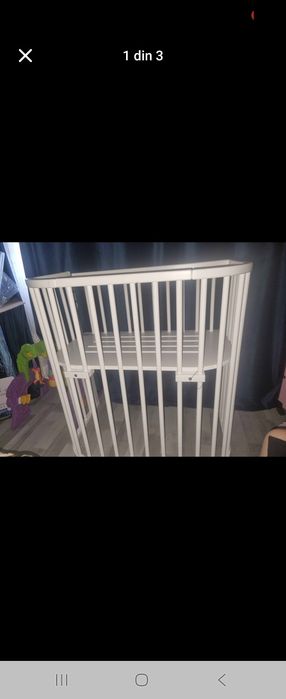 Patut din lemn co-sleeping