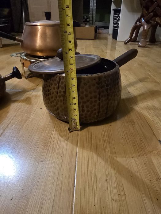 Vase din arama si incalzitor