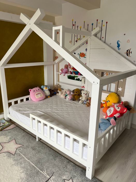 Pat casuta montessori pentru copii