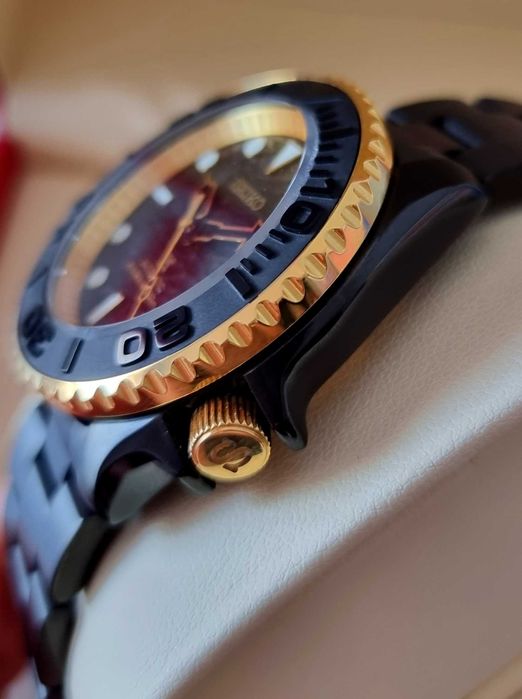 Seiko SKX Black&Gold Mod