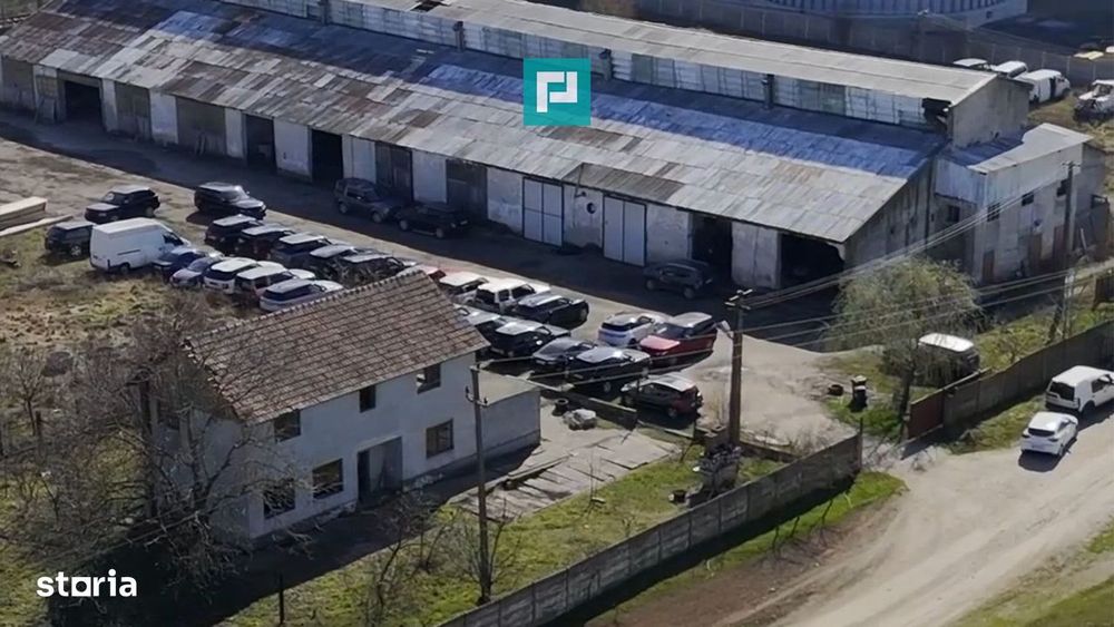 Spațiu industrial, rampă și acces la calea ferată
