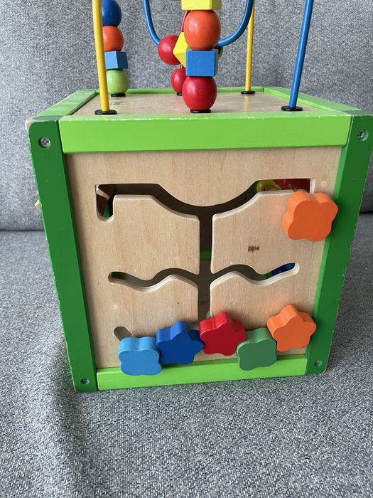 Детски дървен логически куб Pino