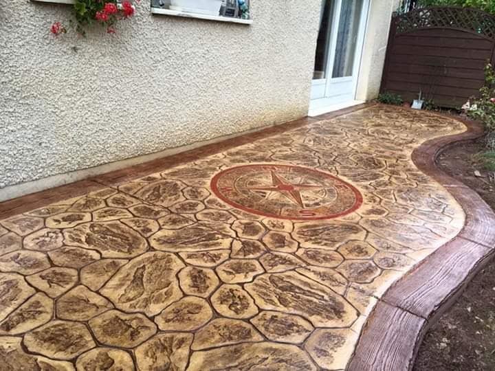 Beton  amprentat