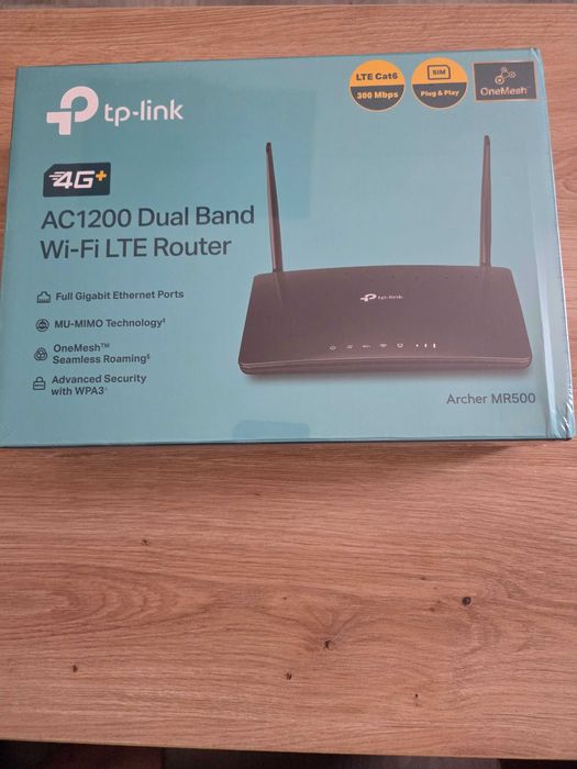 Sigilat Router 4g+ Tp-link MR500 cu cartela SIM pentru internet