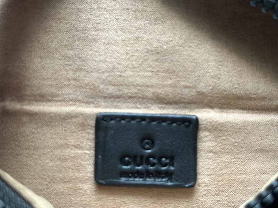 GUCCI GG Supreme 450946 / – Geantă de corp/poșetă tip borsetă