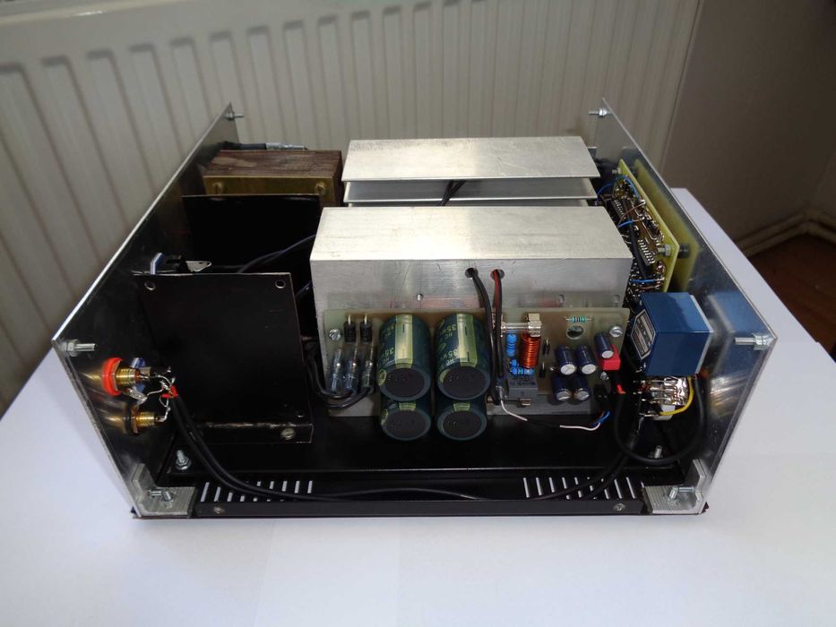 Amplificator Audio HiFi "Custom Made" 12.5W RMS, cu LM3886 si Vu-Metru