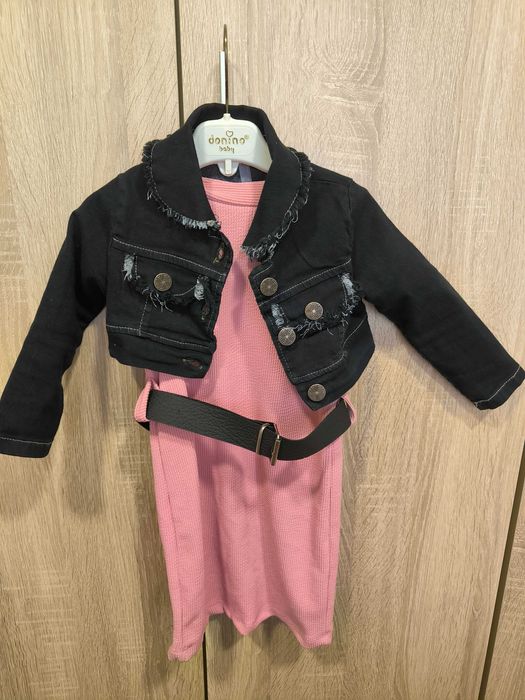 Детска рокля с якенце размер 92