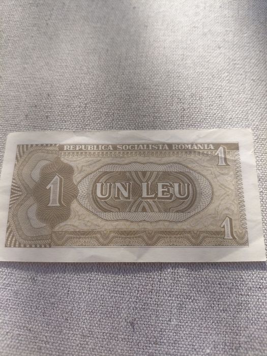 Bancnota 1 Leu vechi, 1966, in stare f buna