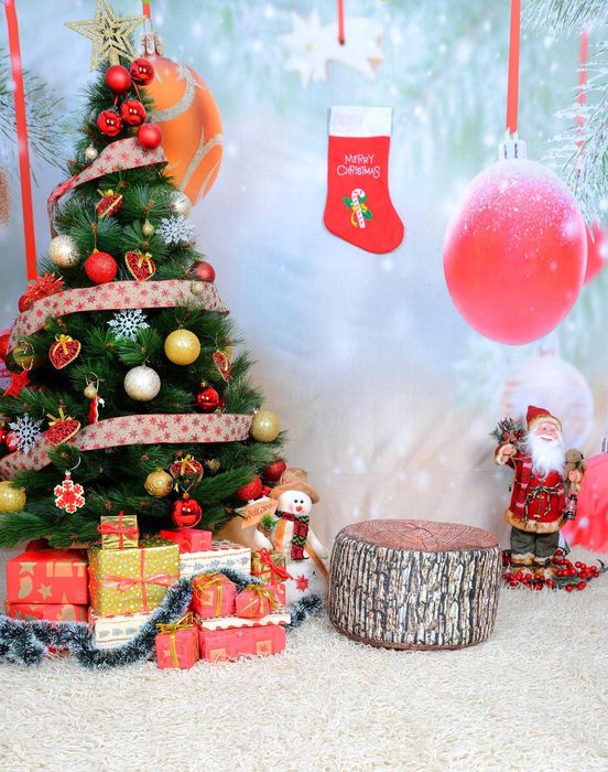 Коледен фотографски фон