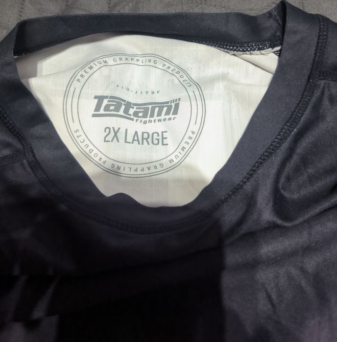 Kanagawa Long Sleeve Rash Guard - Black Jiu Jitsu - XXL