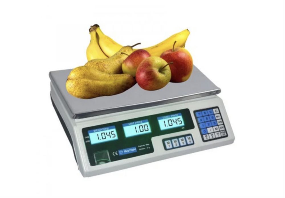 Cantar electronic de masa 40kg dublu afisaj acumulator
