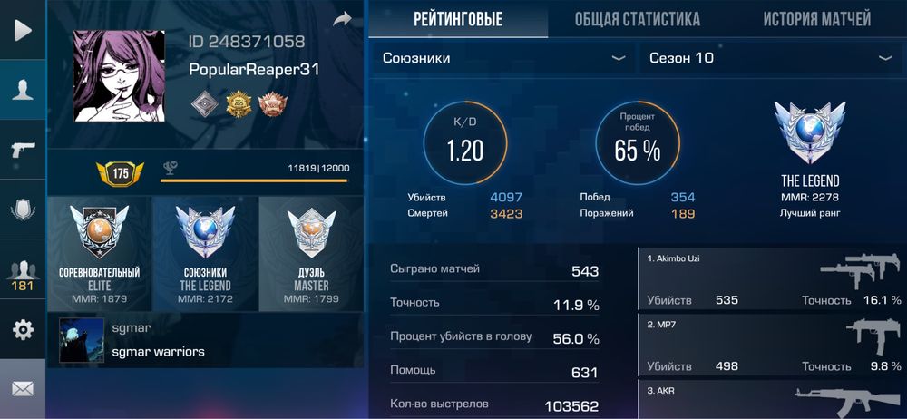 Аккаунт стандофф 2 с ножом и перчатками