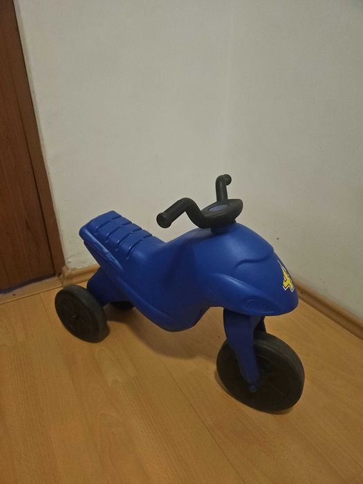 2 MOTOCICLETE COPII FARA PEDALE – model maxi enduro, albastru