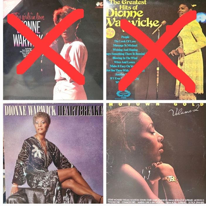 Discuri vinil ( Aslan,  Dionne Warwick,  Gladys Knight, Kiki Dee, s a)