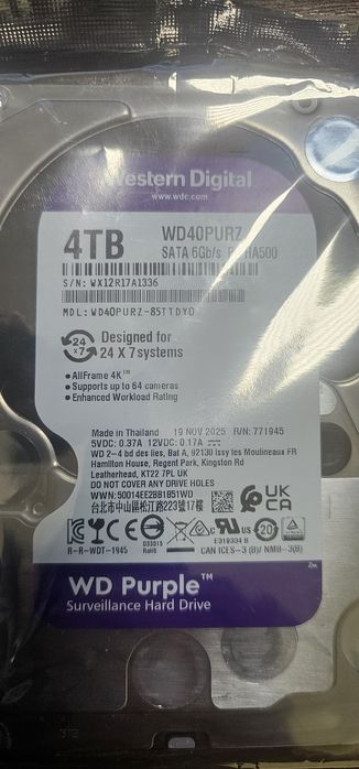 Новый HDD disk 4t.