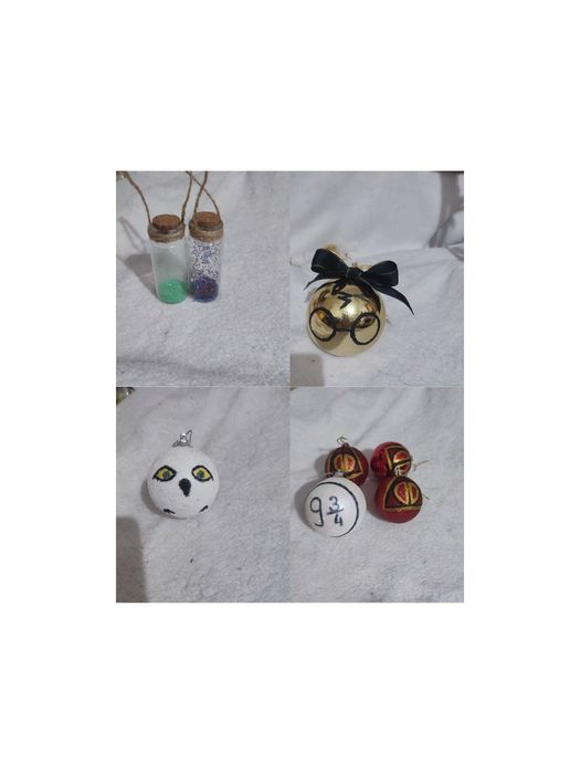 Ёлочные шары Гарри Потерманам. Ручная работа