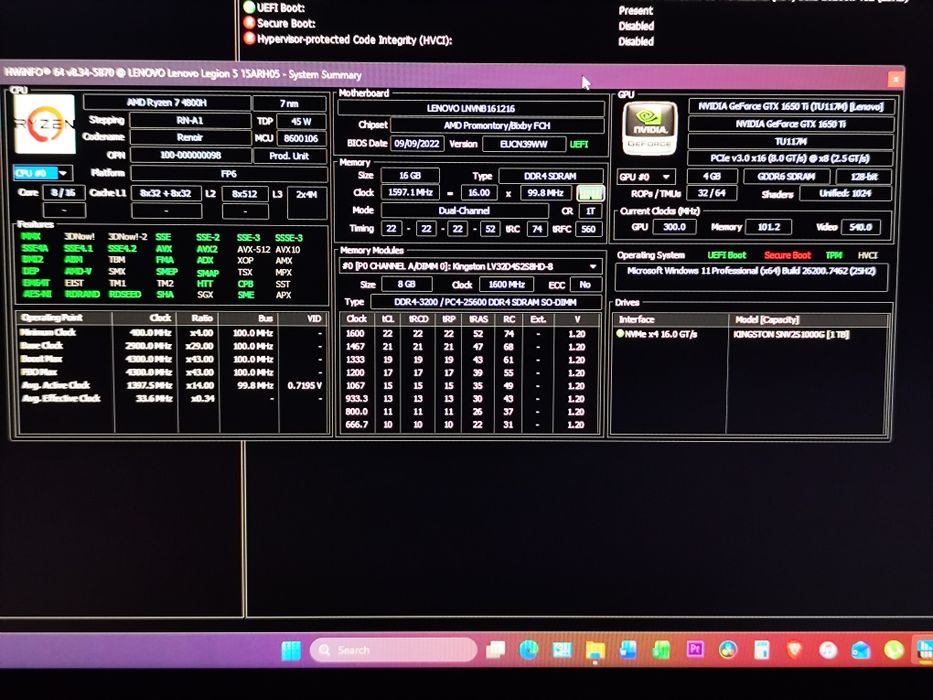 Legion 5 ryzen 7 laptop gaming
